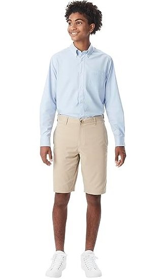 Men's Stretch Flat Front Shorts