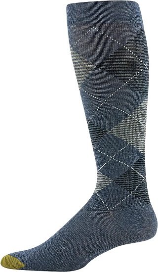 Men's Mild Compression Over The Calf Socks, Multipairs - 1 Pairs